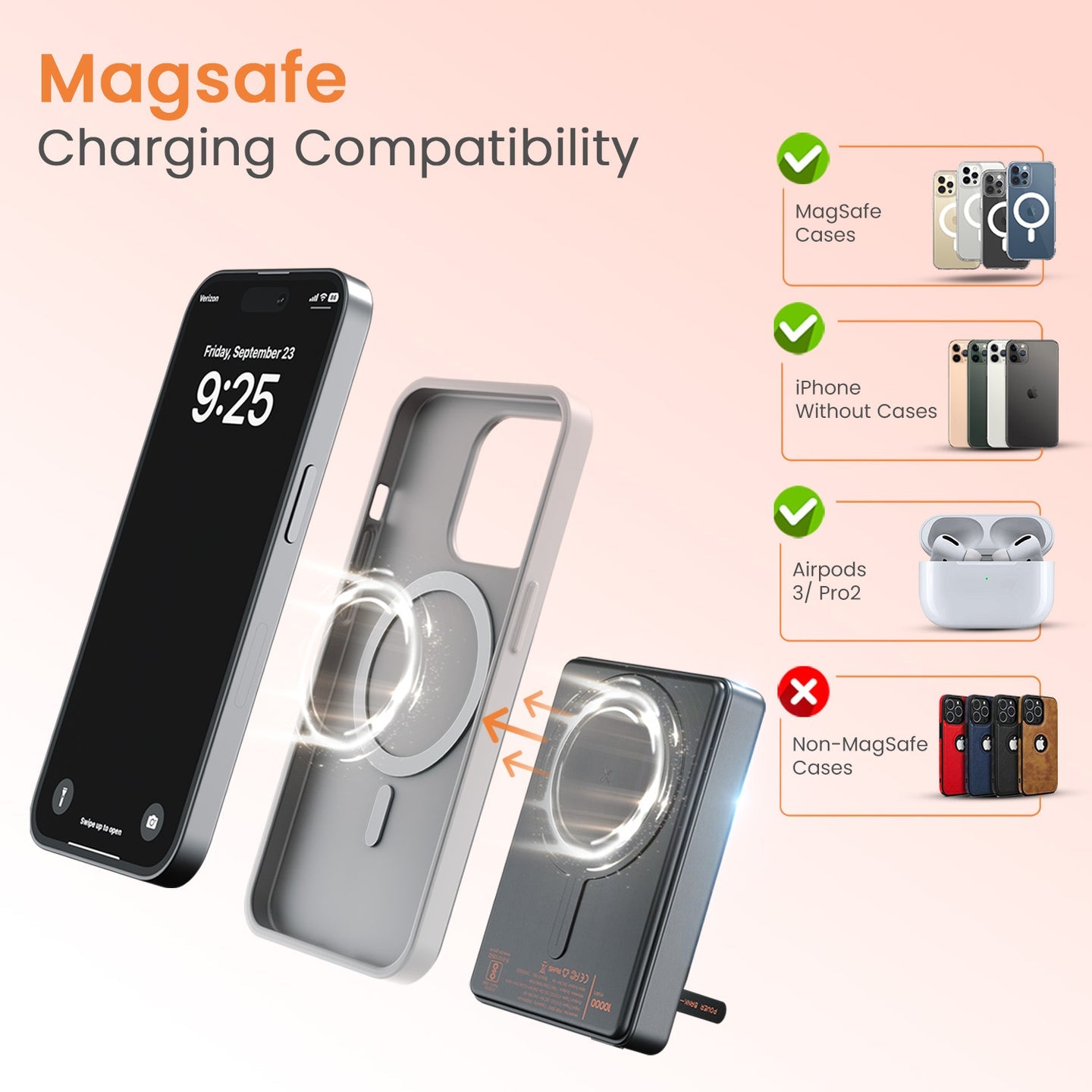 Portronics MagSafe Wireless Powerbank