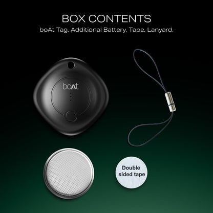 boAt TAG Item Finder Tracker Black