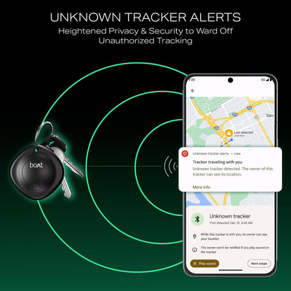 boAt TAG Item Finder Tracker Black