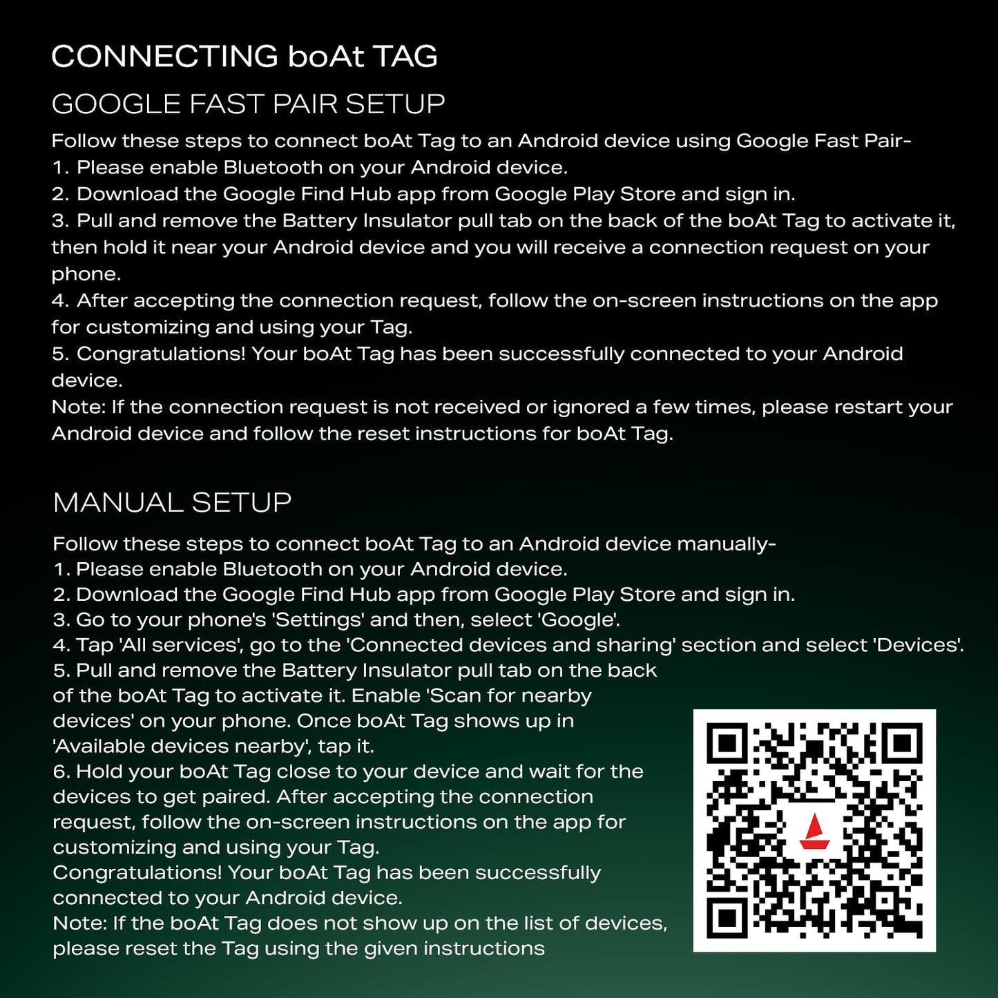 boAt TAG Item Finder Tracker Black
