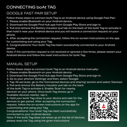 boAt TAG Item Finder Tracker Black