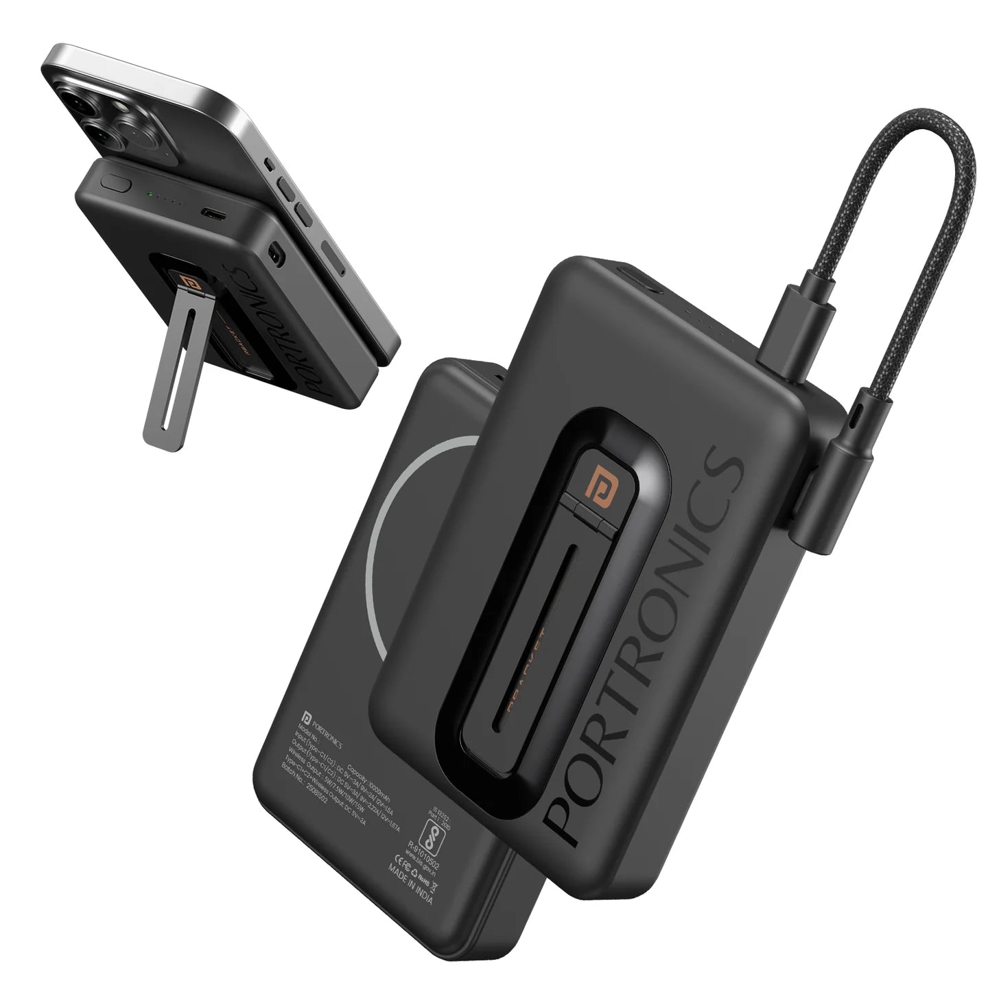 Portronics Revvo 10k mAh (MagSafe Powerbank)