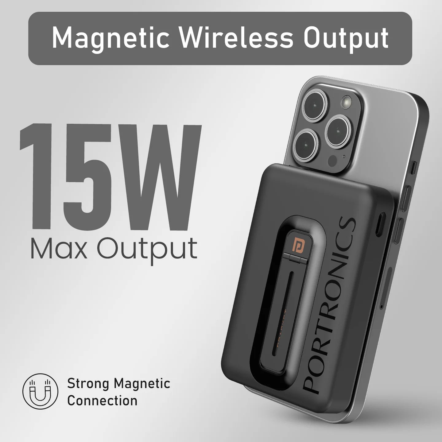 Portronics Revvo 10k mAh (MagSafe Powerbank)