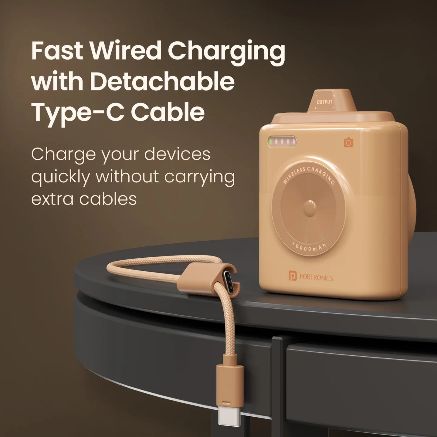 Portronics Moji 10 (MagSafe Powerbank)